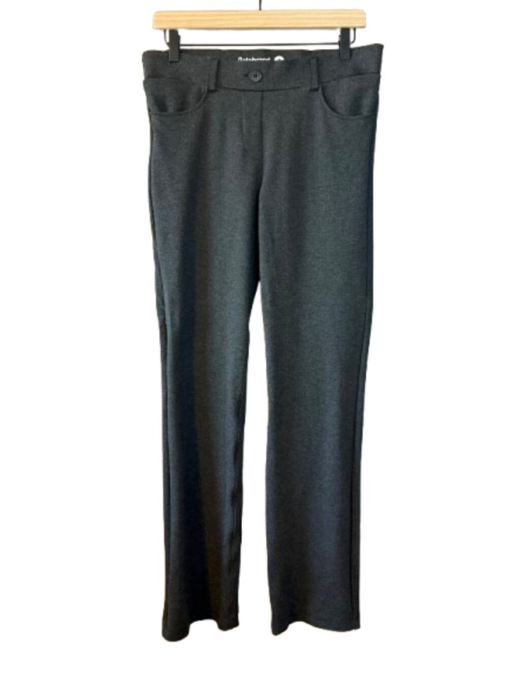 Women's Petite MP Betabrand Charcoal Grey Work Dress Pants
